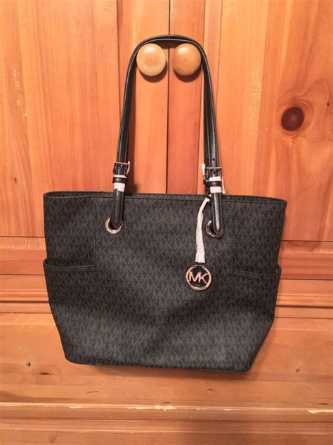 michael kors tote with outside pockets